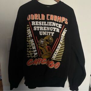 Melody Ehsani x Vic Mensa Stockx Black Graphic Men's Sweater Chicago